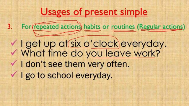 English class 8 How to use English tense Present simple usages Alright! смотреть онлайн
