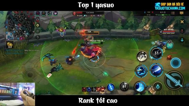 TOP 1 YASUO MÚA RANK CAO THỦ ĐẦU MUA SIÊU KHÉT CARRY TEAM CỰC MẠNH смотреть онлайн