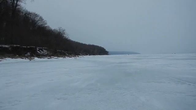 Велопробег по зимнему водохранилищу перед "обнулением" смотреть онлайн