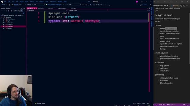 C++ Code-along Ep 2: Demo RPG Game | Player Character Classes смотреть онлайн
