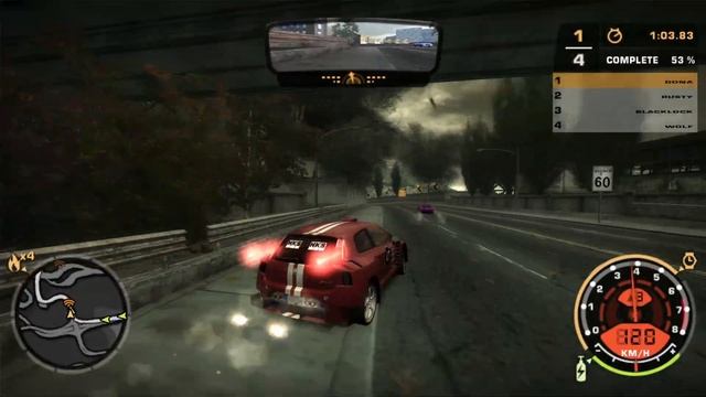 NFS Most Wanted - Fiat Punto Playthrough [Blacklist #6: Ming]