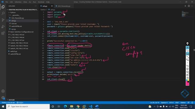 Python SSH Client | Paramiko SSH with Python | Video 28 смотреть онлайн