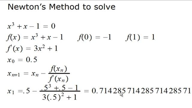 Using Excel Newtons Method смотреть онлайн