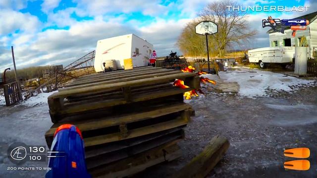 Nerf meets Call of Duty: Gun Game 2.0 | First Person in 4K! смотреть онлайн