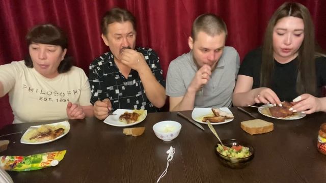 МУКБАНГ СТЕЙКИ ? MUKBANG Pork Steak ?