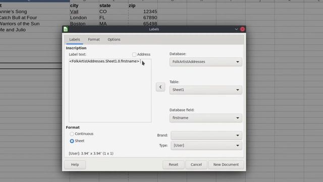 Address Label Merge in LibreOffice 7 смотреть онлайн