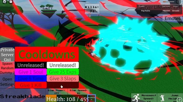 Slap battles Combat: Streak Blade смотреть онлайн