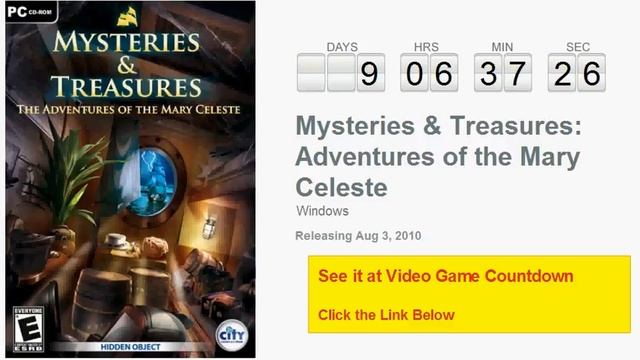 Mysteries & Treasures: Adventures of the Mary Celeste PC Countdown смотреть онлайн