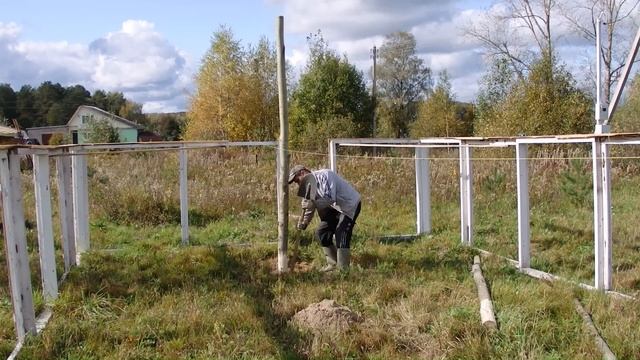 ПЕРЕЕЗД В ДЕРЕВНЮ.Теплица из старых окон 10 на 5 . смотреть онлайн