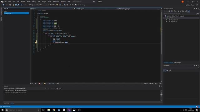 Project Euler Problem 9: Solution смотреть онлайн