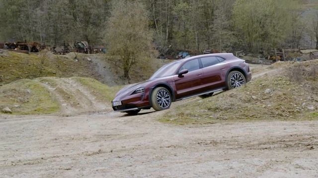 2022 Porsche Taycan 4 Cross Turismo   Off Road Test Drive REVIEW -  Cherrymetallic
