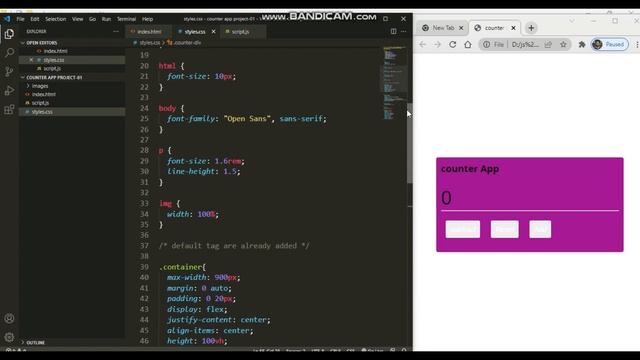 javascript project counter app day-05 смотреть онлайн