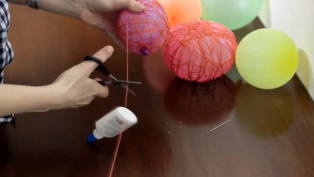 DIY: ШАРЫ ИЗ НИТОК, Как Сделать) смотреть онлайн