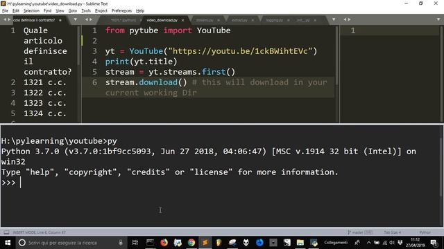Python: Download video with Youtube and pytube - fix error (regex...) смотреть онлайн