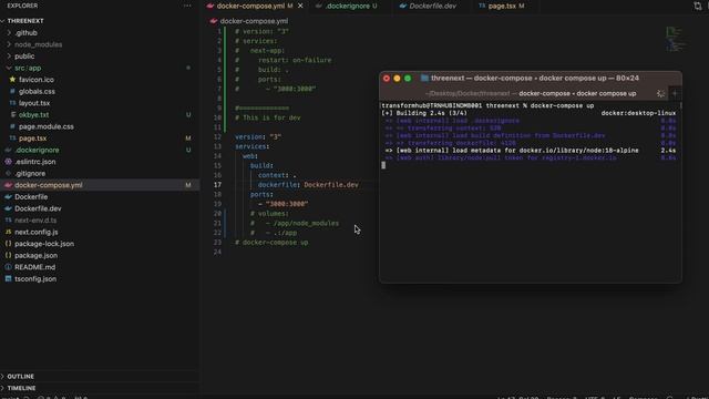 How to dockerize a nextjs app with docker and docker compose смотреть онлайн
