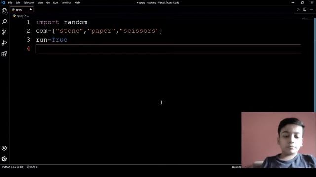 #21 Python tutorials for beginners| creating a stone, paper, scissor game in python| смотреть онлайн