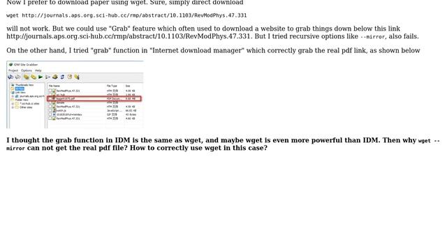 How to use wget to download pdf from sci-hub links? смотреть онлайн