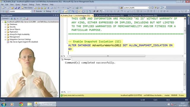 SQL Server Quickie #30 - Snapshot Isolation смотреть онлайн