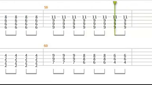 The Killers When You Were Young Guitar Tab смотреть онлайн