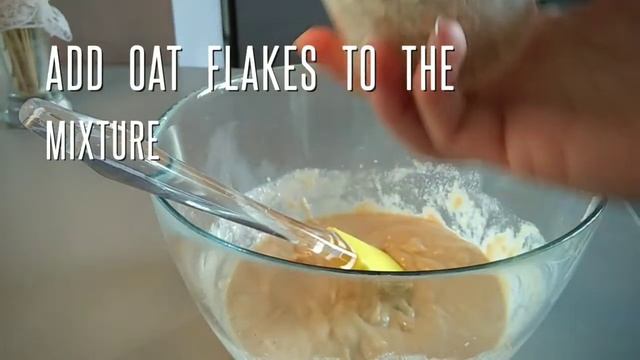 Vegan Peanut Butter Oatmeal Banana Cookies - Вкусный рецепт овсяно-арахисового печенья смотреть онлайн