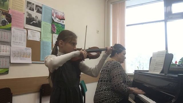 Зельцер Анна скрипка И. Дунаевский Колыбельная смотреть онлайн