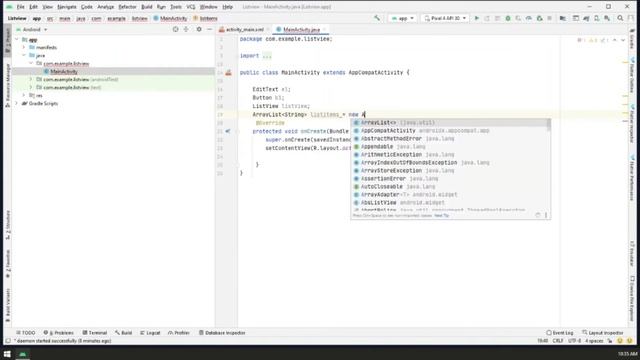 How to add custom data in listview in Android Studio | Intent | Codekv | Kushvyas смотреть онлайн