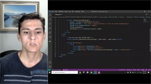 Do you know HTML dialog tag? смотреть онлайн