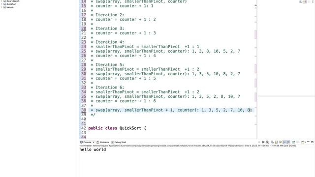 Quick Sort смотреть онлайн