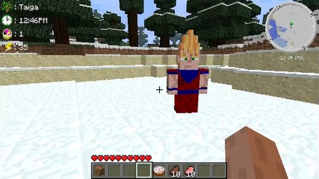 Dragon Ball Z MineCraft Mod [1.7.3] смотреть онлайн