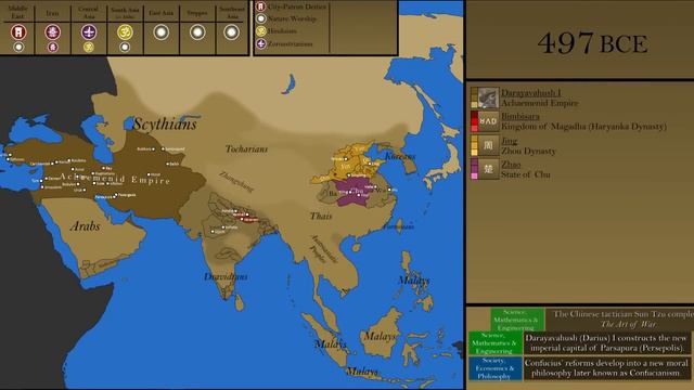 The History of Asia: Every Year смотреть онлайн