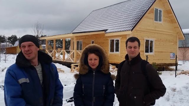 КАНАДСКАЯ ИЗБА отзыв заказчика дом 7х9 "добрыня" смотреть онлайн