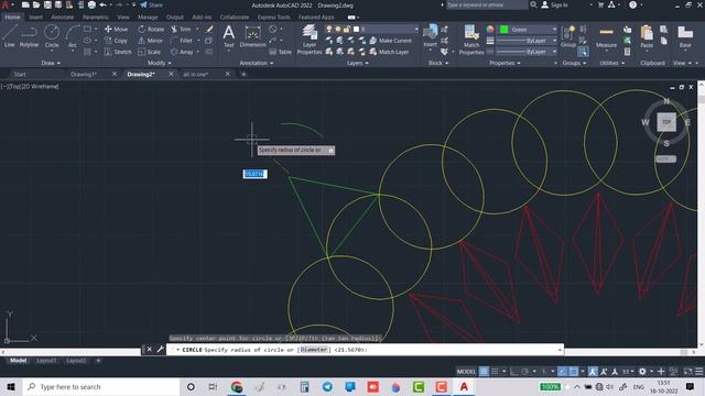 AUTOCAD 2022 - HOW TO MAKE WHEEL DESIGN WHIT THE HELP OF POLAR COMMAND - AUTOCAD TUTORIALS смотреть онлайн