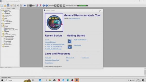 Основы работы с GMAT (General Mission Analysis Tool)