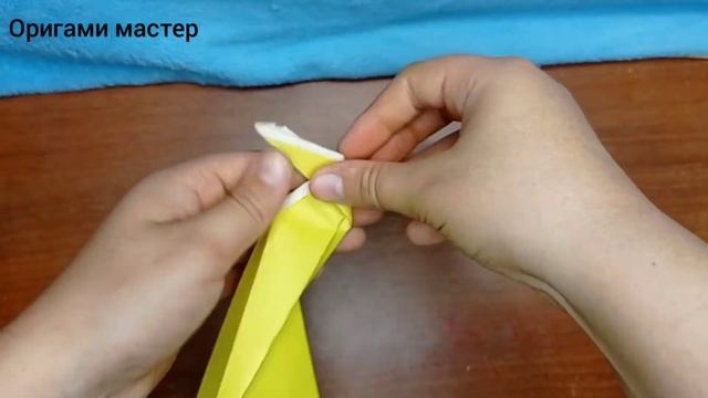 как сделать жирафа из бумаги. Оригами