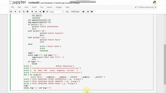 STRUKTUR FUNGSI PYTHON DAN PROGRAM MATEMATIKA SEDERHANA смотреть онлайн