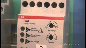 Реле контроля фаз, ассортимент, подключение, применение.