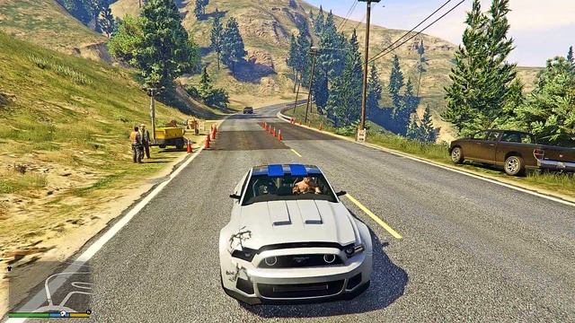 Grand Theft Auto V Ford MUSTANG Need For Speed Ver. Trevor Ultra Graphics GeForce Experience Render смотреть онлайн