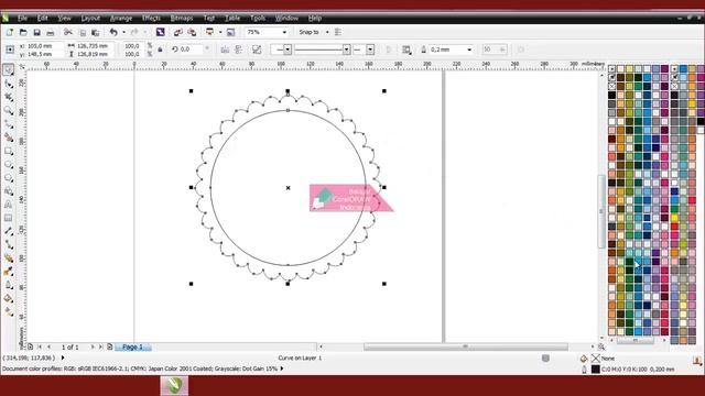 Membuat FRAME PHOTO dengan EFEK BLEND di CorelDRAW смотреть онлайн
