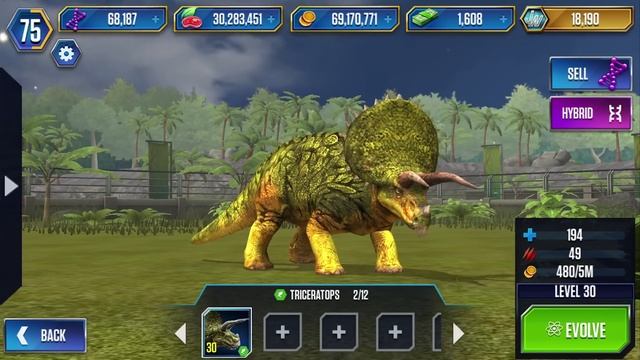 TRICERATOPS - Jurassic World The Game Vs Jurassic World Alive Vs Jurassic Park Builder смотреть онлайн