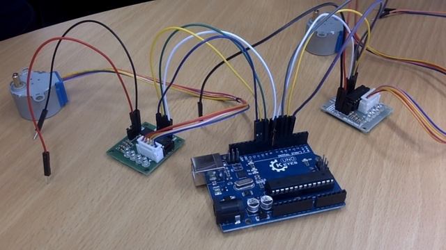 How to wire and code 28BYJ-48 Stepper Motors with an Arduino - Part 1 смотреть онлайн