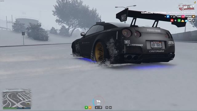 Nissan GTR DRIFT CAR GTA5 RP #MostWantedHardcore смотреть онлайн