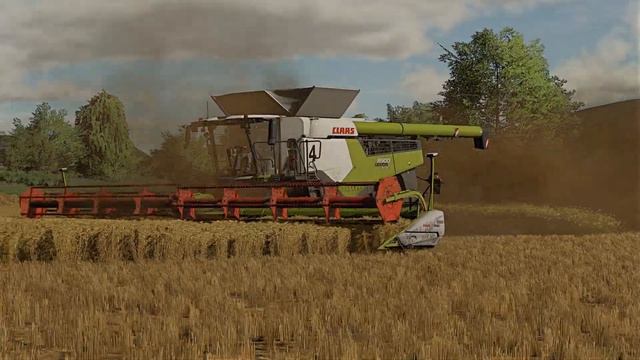 Claas Lexion 8900 + Vario 1380 | Euro Farms | Farming Simulator 22 смотреть онлайн