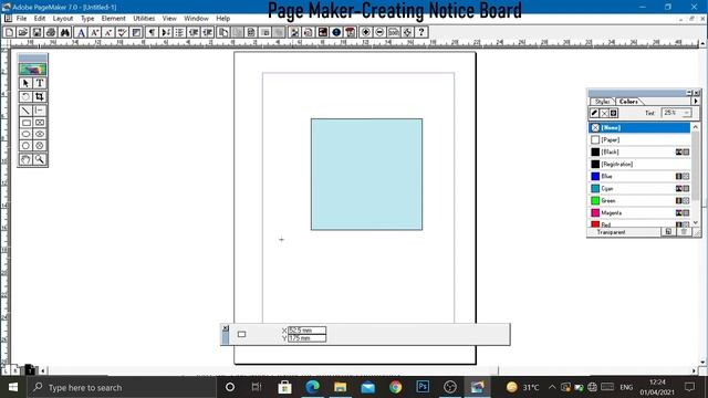 pagemaker creating notice board смотреть онлайн