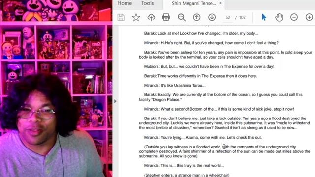 Reading Shin Megami Tensei: Nine Script смотреть онлайн