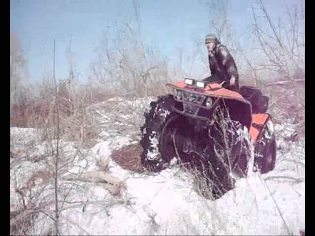 квадроцикл Сокол, кусты и бревна 130316 смотреть онлайн