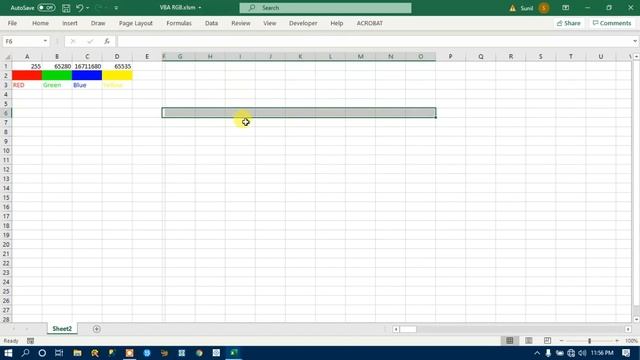 VBA RGB | Color Index - Use of RGB in VBA | Color Index in VBA | VBA RGB смотреть онлайн