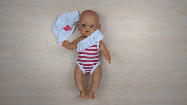 Модный купальник для куклы Беби Бон (Baby Born) Zapf Creation от Куклапупса смотреть онлайн