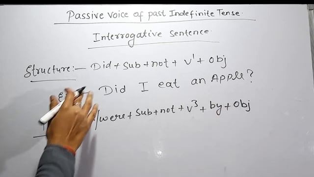 Simple past tense||Convert into passive voice|Learn English grammar with examples #voice #tense смотреть онлайн