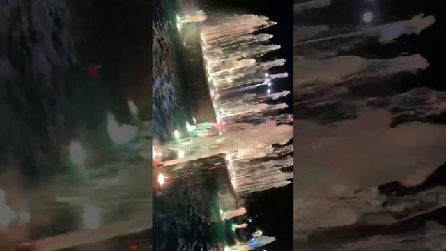 Фонтаны , фонтан, Анапа, вечер