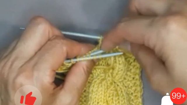 УЗОР СПИЦАМИ ЦЕПОЧКА// KNITTING PATTERN CHAIN смотреть онлайн